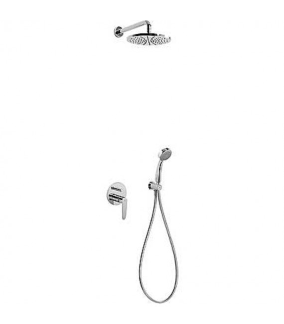 FLAT-TRES 20418002 Kit Ducha Grifo Empotrado FLAT