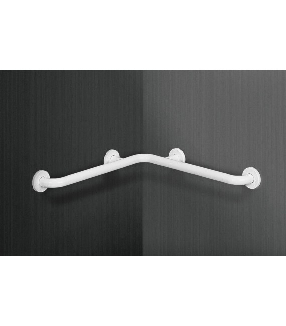 PRESTOBAR 150 Barra Angulo Horizontal 655x655 Nylon Blanco