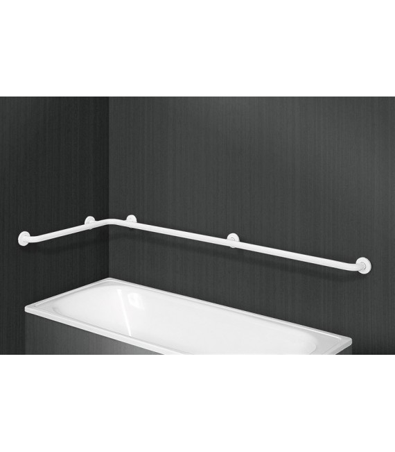 PRESTOBAR 185 Barra Bañera Horizontal Nylon Blanco