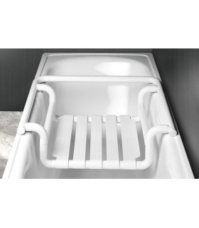 PRESTOBAR 230 Asiento Bañera Nylon Blanco
