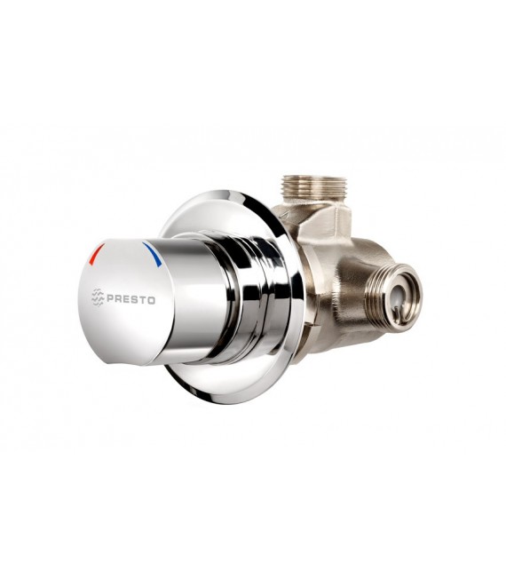 PRESTO 90 ARTE P Grifo Temporizado Ducha Mezclador Con Válvula Vaciado