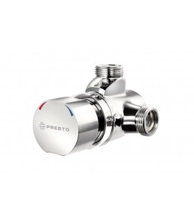 PRESTO ALPA 90 ARTE V Grifo Temporizado Ducha Con Valvula Vaciado