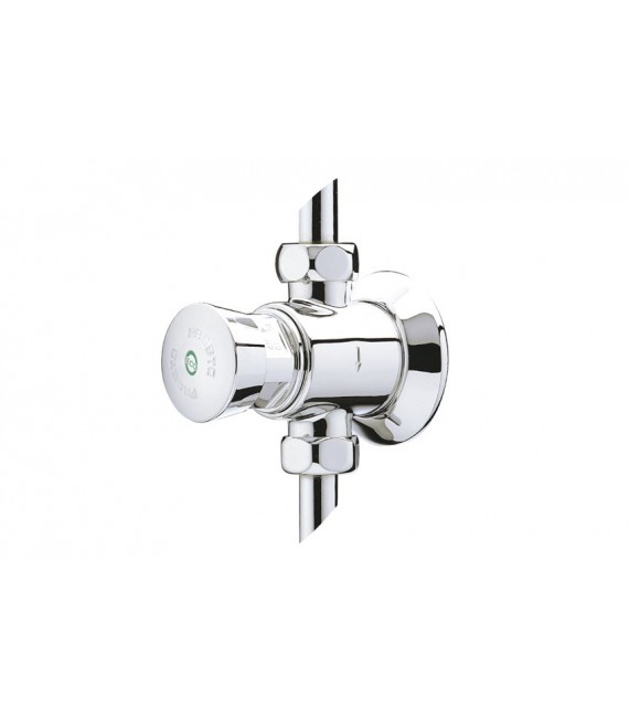 PRESTO 12 ECO Grifo Temporizado Urinario Mural Con Tuerca Pulsación Suave