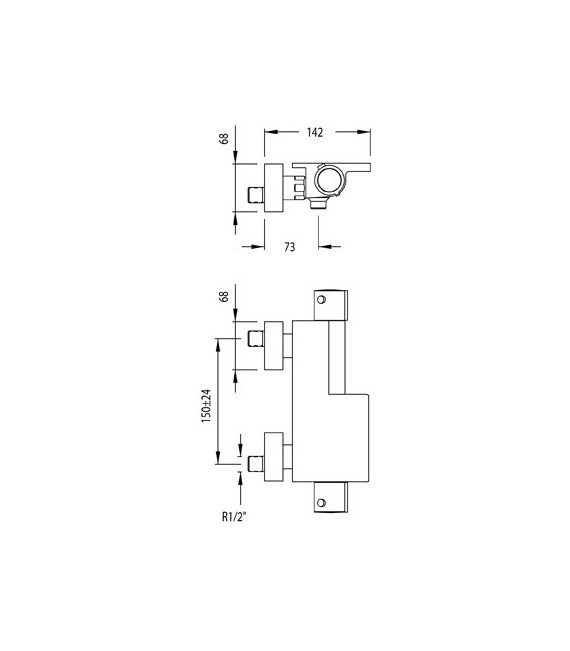 AROLA Mezclador Termostático Bañera