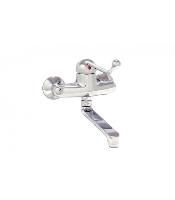 Grifo Hospitalario Mezclador Mural Maneta Gerontologica