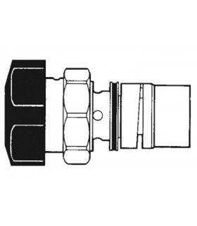 PRESTO 1020 Cabeza Alpa 80 Encastrar Negro