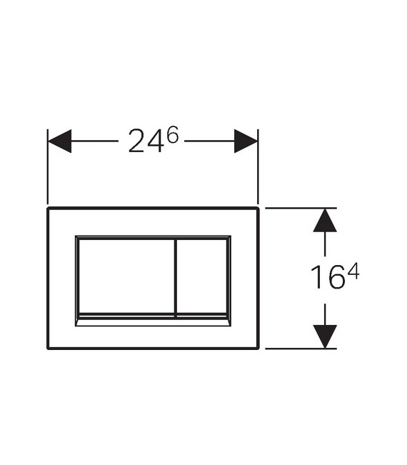 SIGMA 30 Pulsador Geberit Blanco