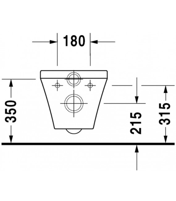 DURASTYLE INODORO SUSPENDIDO DURAVIT