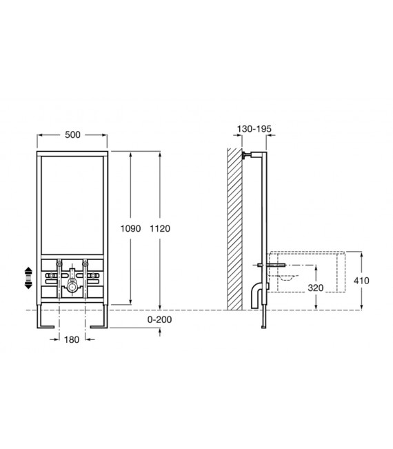 DUPLO BASTIDOR DE BIDE SUSPENDIDO