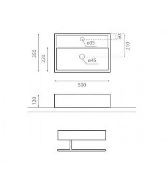 TURIN Lavabo de Encimera