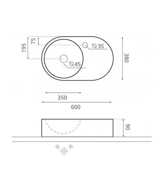 FUENGIROLA Lavabo Suspendido