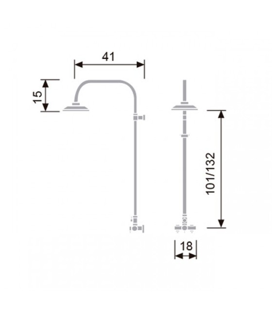 CAROLA Columna Ducha I