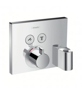 SHOWERSELEC Termostato con 2 llaves de paso empotrado