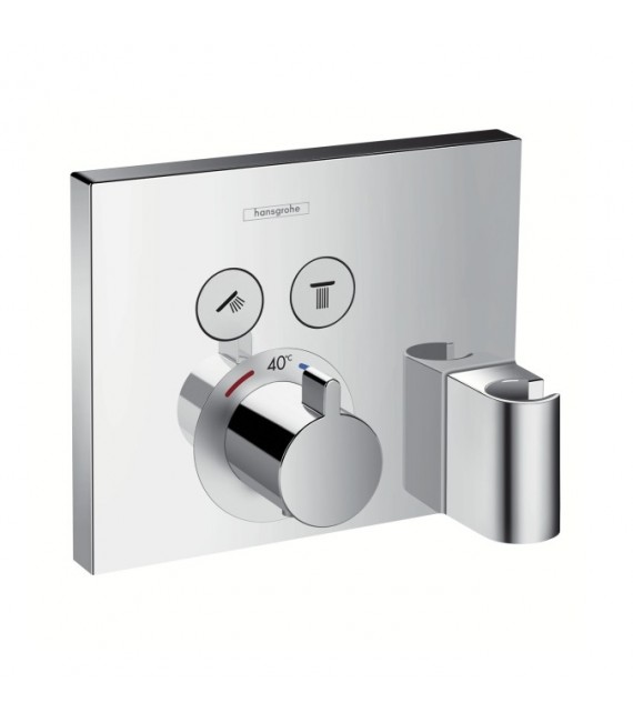 SHOWERSELEC Termostato con 2 llaves de paso empotrado