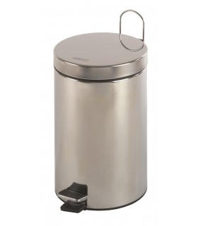 MEDICLINICS PP1312CS Cubo Pedal Redondo 12L Inox Satinado