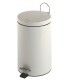 Cubo Pedal Redondo 20L Pint.Blanco