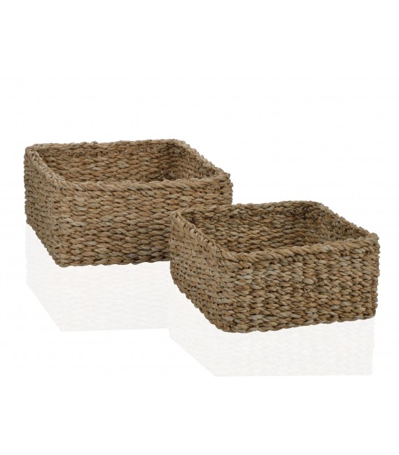 ANDREA HOUSE AX15191 Set De 2 Cestas Cuadradas