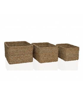 ANDREA HOUSE AX15193 Set De 3 Cestas Rectangular
