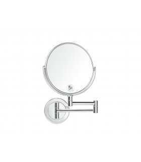 ANDREA HOUSE BA5014 Hotel Espejo 5 Aumentos Extensible Cromado