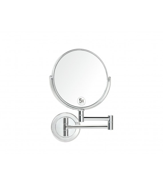 ANDREA HOUSE BA5014 Hotel Espejo 5 Aumentos Extensible Cromado