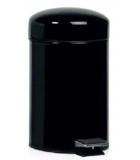 ANDREA HOUSE BA13016 Papelera Metal 3 Litros Negro