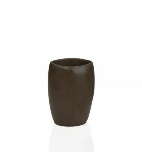 ANDREA HOUSE BA64263 Portacepillos Poliresina Marro?N