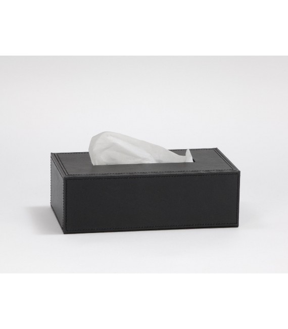 ANDREA HOUSE BA12213 Soporte Tissue Ef. Piel Negro