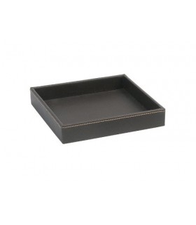 ANDREA HOUSE AX6605 Bandeja Efecto Piel Marrón