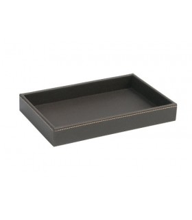 ANDREA HOUSE AX6606 Bandeja Efecto Piel Marrón