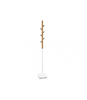 ANDREA HOUSE AX14086 Perchero Bamboo/Metal Blanco 176 H.