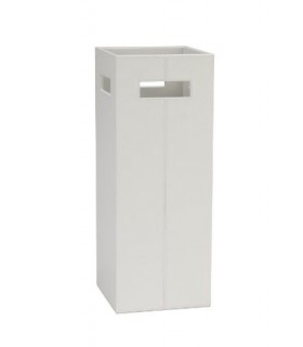 ANDREA HOUSE AX62331 Paragüero Efecto Piel Blanco