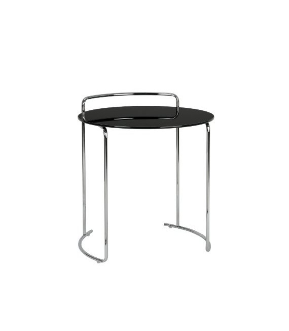 ANDREA HOUSE MU62009 Mesa Redonda Cristal Color Negro