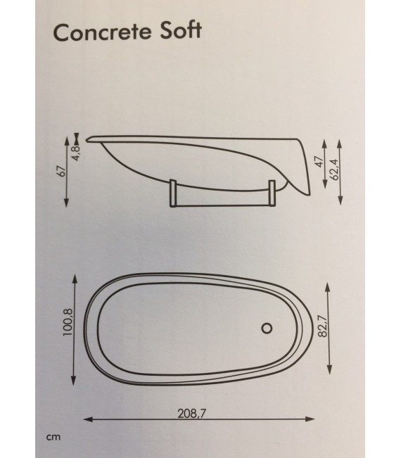 TRENTO Bañera Exenta