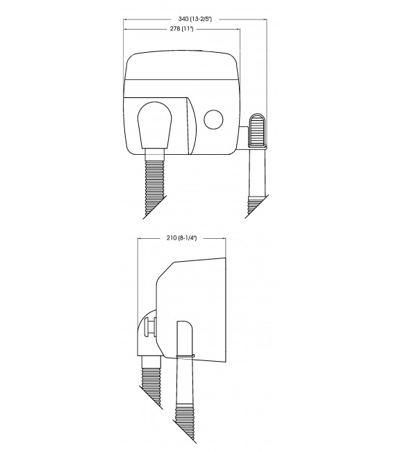 MEDICLINICS SC1088HT Secador De Pelo Blanco