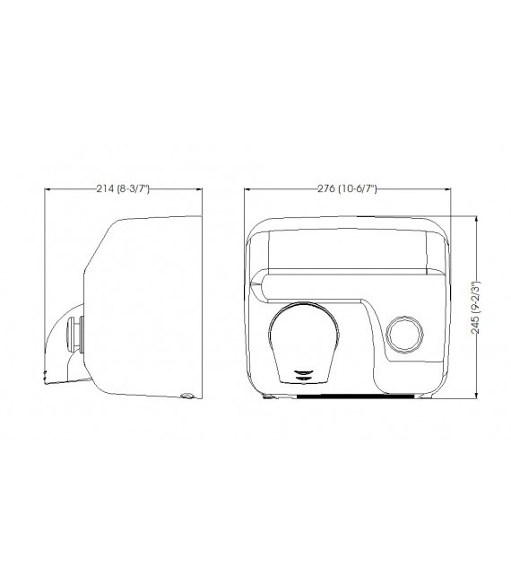 MEDICLINICS E05 SANIFLOW Secamanos Blanco