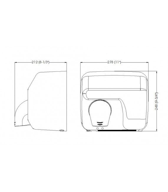 MEDICLINICS E88AO SANIFLOW Secamanos Oro