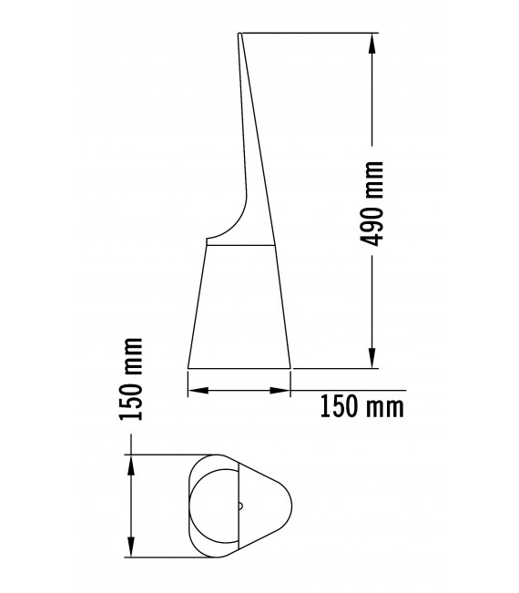 MEDICLINICS ES0421 Escobillero Plastico Blanco
