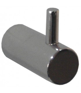 MEDICLINICS AI0010C Percha simple pared acero Brillo