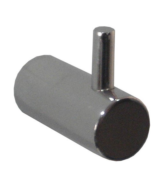 MEDICLINICS AI0010C Percha simple pared acero Brillo