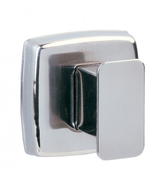 MEDICLINICS AI0033C Percha simple pared acero Brillo