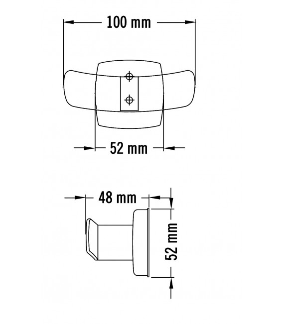 MEDICLINICS AI0036C Percha doble pared acero Brillo