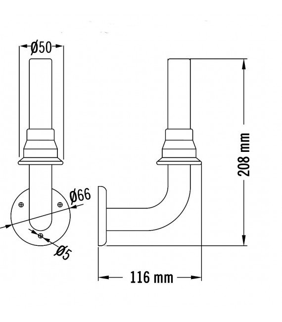 Portarrollos de reserva AI0968C acero Brillo