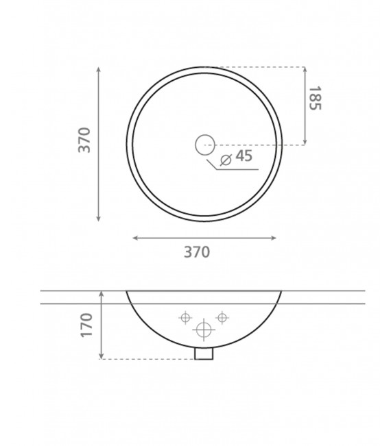 CERDEÑA Lavabo Bajoencastre