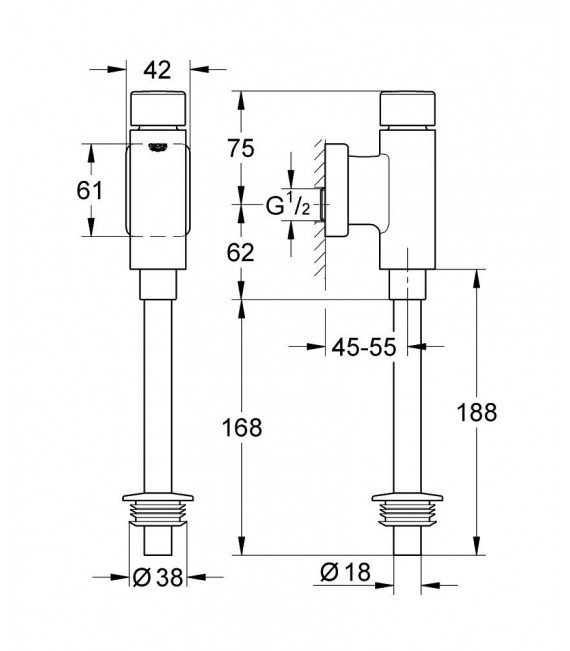 EUROSMART COSMO Monomando Lavabo