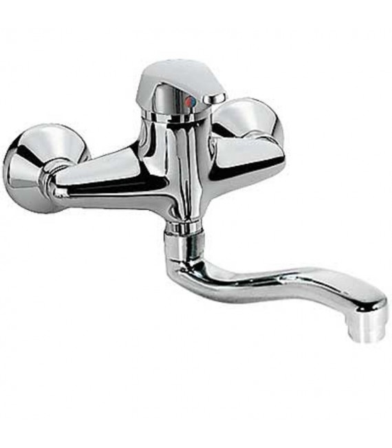 ECO-TRES 07032003 Grifo Fregadero Pared 100 mm