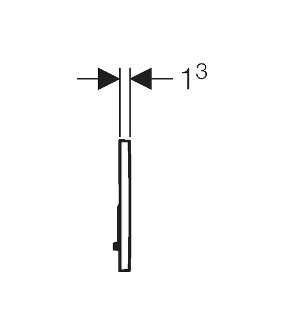 SIGMA 01 Pulsador Geberit
