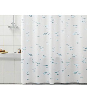 GEDY 7112063530 Cortina Vinilo G-Rondini Turquesa 120X200