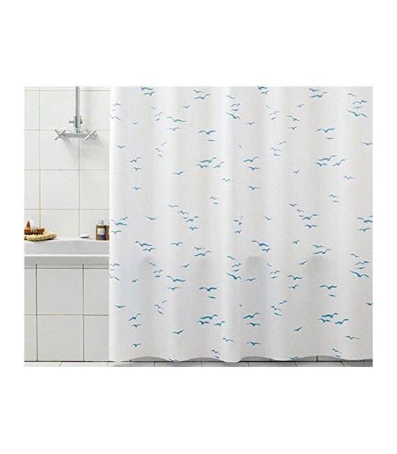 GEDY 7112063530 Cortina Vinilo G-Rondini Turquesa 120X200