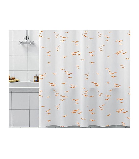 GEDY 7112063630 Cortina Vinilo G-Rondini Naranja 120X200
