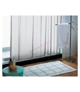GEDY 7118012930 Cortina Pvc 180X200 Lisa Blanca
